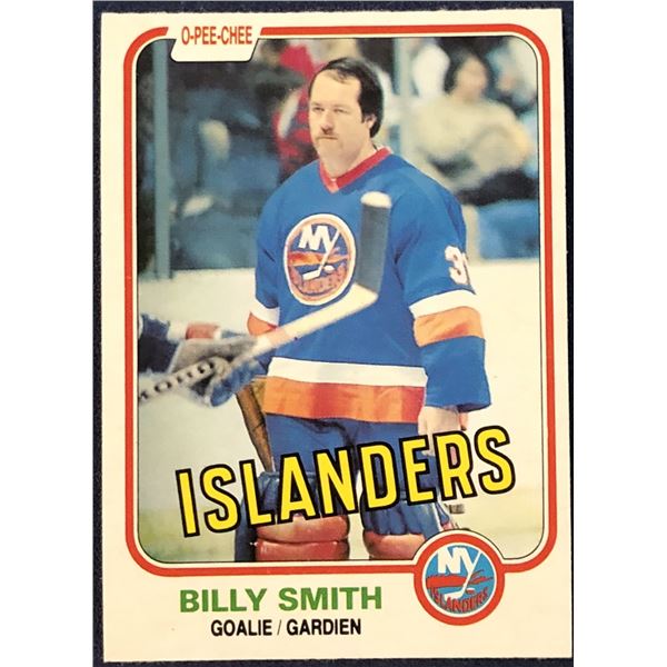 1981-82 O-PEE-CHEE BILLY SMITH (HOF)