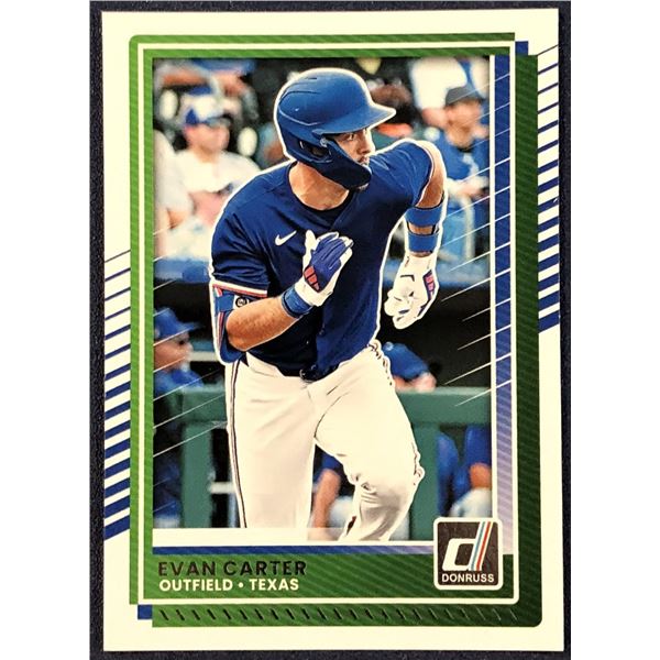 2025 DONRUSS EVAN CARTER ROOKIE CARD