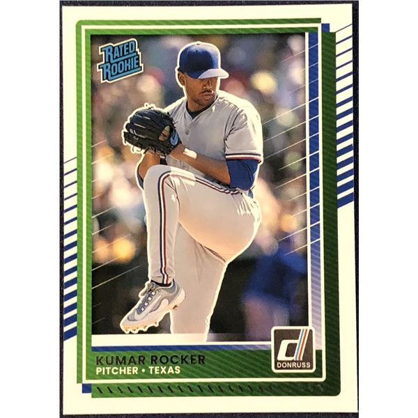 2025 DONRUSS KUMAR ROCKER ROOKIE CARD