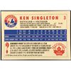 Image 2 : 1992 NABISCO MONTREAL EXPOS - KEN SINGLETON