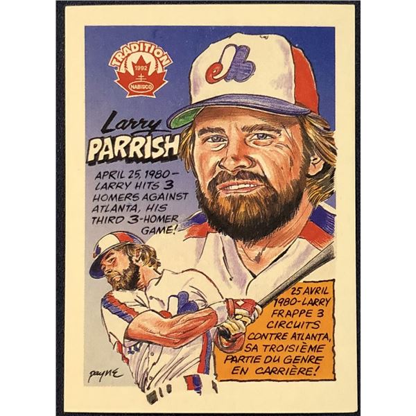 1992 NABISCO MONTREAL EXPOS - LARRY PARRISH