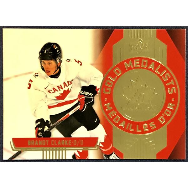 2025-26 UPPER DECK GOLD MEDALIST BRANDT CLARKE