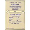 Image 2 : 1981 JOGO CFL KEITH BAKER