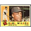 Image 1 : 1960 TOPPS WHITE BACKS EARL WILSON ROOKIE CARD