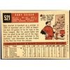 Image 2 : 1959 TOPPS WHITE BACKS HIGH NUMBERS GARY GEIGER ROOKIE CARD