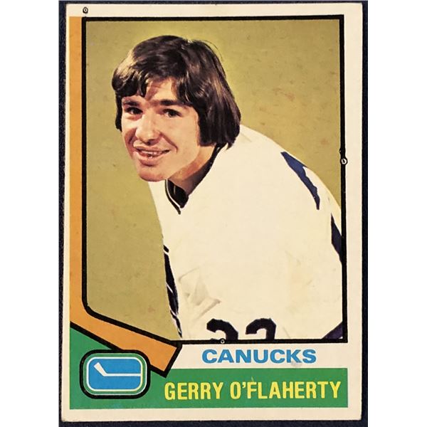 1974-75 TOPPS GERRY O'FLAHERTY