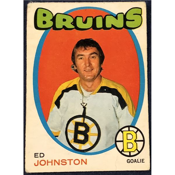 1971-72 O-PEE-CHEE EDDIE JOHNSTON