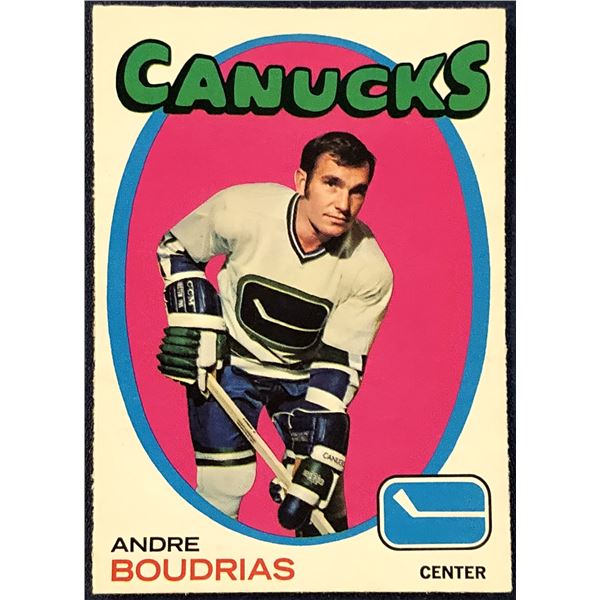 1971-72 O-PEE-CHEE ANDRE BOUDRIAS