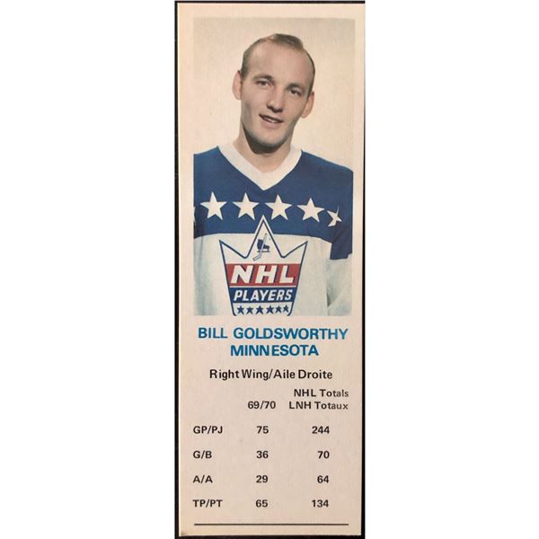 1970-71 DAD'S COOKIES BILL GOLDSWORTHY