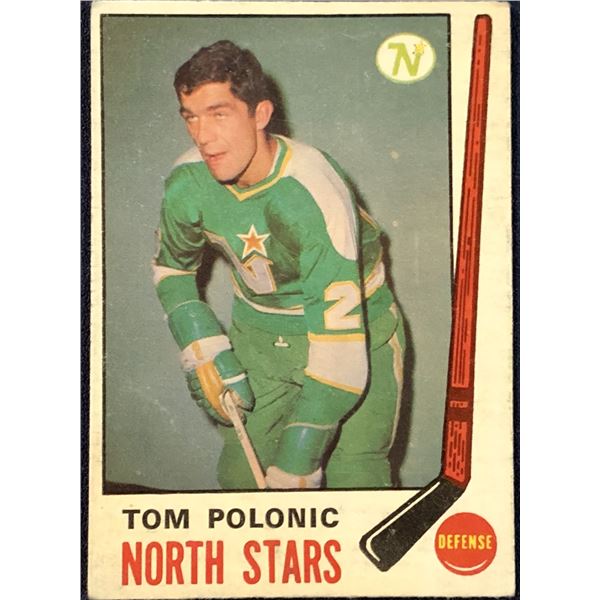 1969-70 O-PEE-CHEE TOM POLONIC ROOKIE CARD
