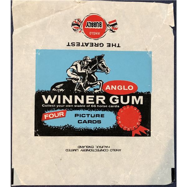 1966 ANGLO WINNER GUM HORSE WRAPPER