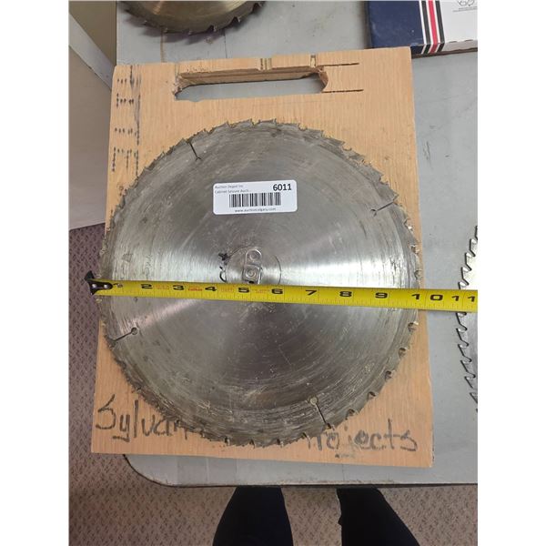 Five Circular Saw Blades with Approximate 16-Inch Diameter