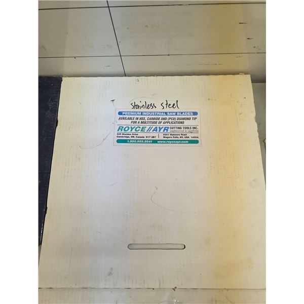 14 in Steel Cutting Saw Blade, 2.6mm x 1 in x 90T – Stainless Steel