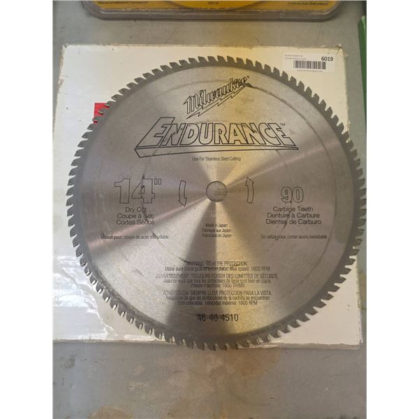 Milwaukee Endurance 14-Inch Metal Cutting Blade, Model 48-40-4510