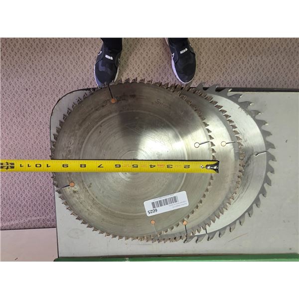 3 Circular Saw Blades with Approx. 24-Inch Diameter