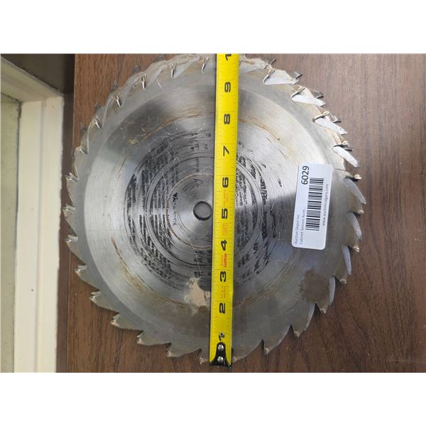 3 Circular Saw Blades With Approx. 10-inch Diameter