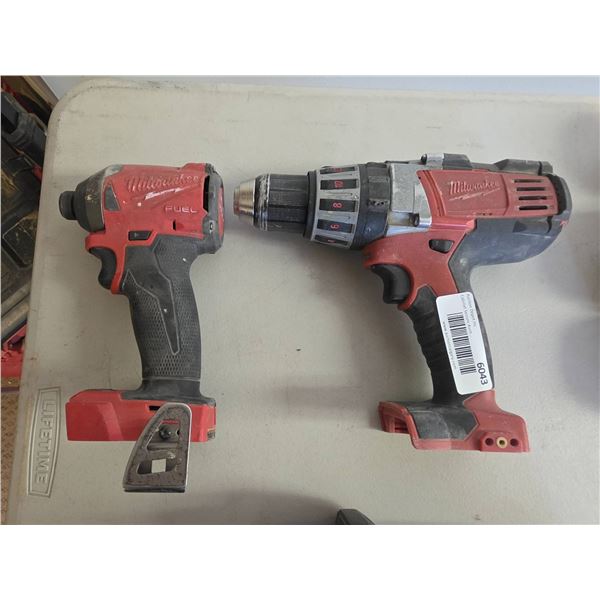 Milwaukee M18 Drill and Impact Driver -Tools only