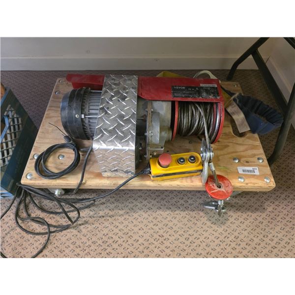Vevor K2200P Electric Hoist With Cable and Control Switch