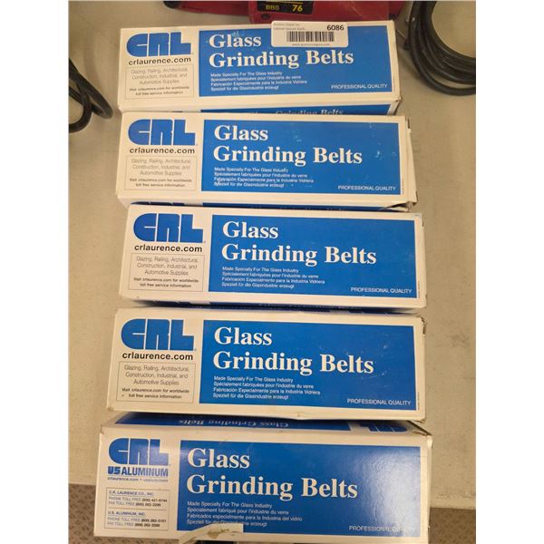 CRL Glass Grinding Belts – Lot of 4