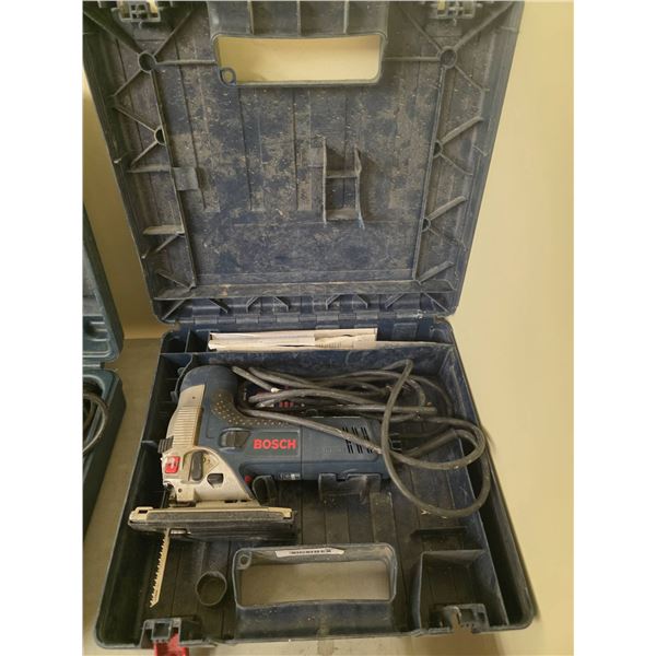 Bosch 1591EVS Barrel Grip Jigsaw with Accessories