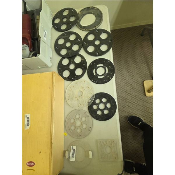 Circular Router Base Plates and Templates