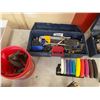 Image 1 : 10-Pc T-Handle Hex Key Set and Various Hand Tools in Plastic Containers