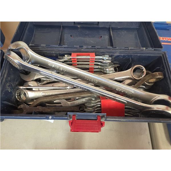 Metal Wrenches in Storage Case