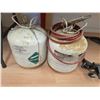 Image 1 : Two Propane Tanks with Attached Hoses and Spray Nozzle