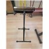 Image 1 : Adjustable Roller Stand for Material Support with Metal Construction