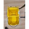 Image 2 : Yellow Mopping Bucket with Wringer and Wheels
