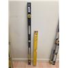 Image 1 : Stanley 48-Inch Level and Stabila Magnetic 24-Inch Level