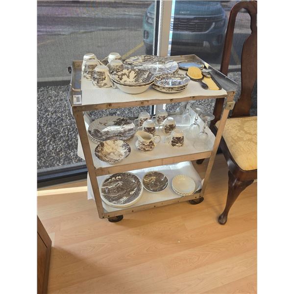 24x16x30 Inch Serving Trolley no contents