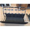 Image 1 : Metal Rack With Adjustable Holders and Wheels – 46″Lx27″D