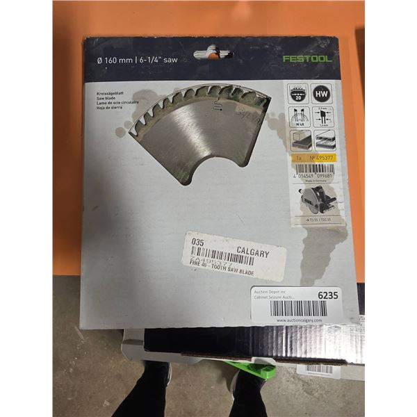 Festool 160 mm 6-1/4 Inch Saw Blade HW 48 Teeth