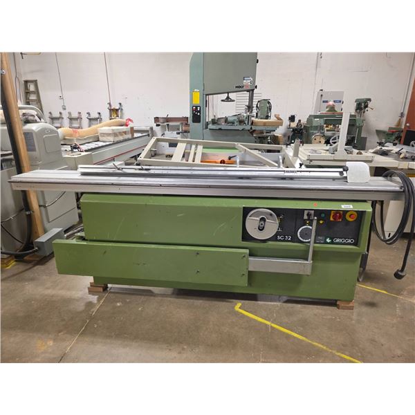 Griggio SC 32 Sliding Panel Saw, 1995, 3-Phase Power