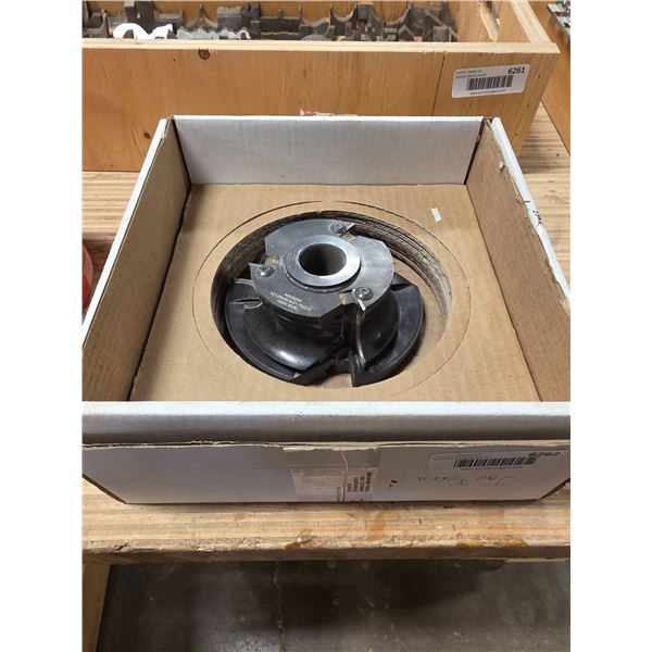 Woodworking Cutterhead with Insert Blades and Alignment Marks