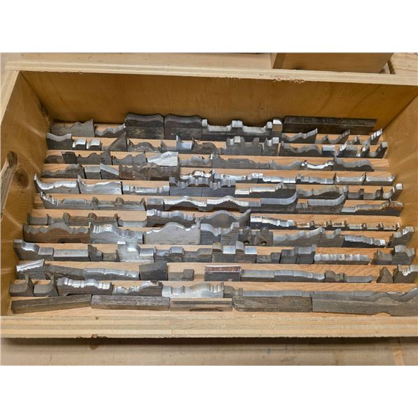 Lot of assorted shaper bits and cutting tools