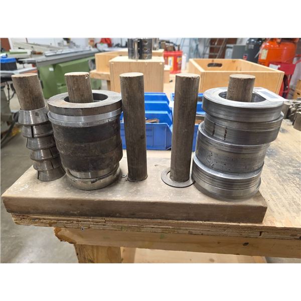Lot of metal shaper head spacers