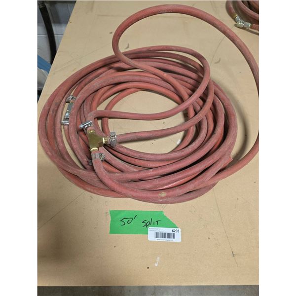 50 ft split Air Hose with fittings