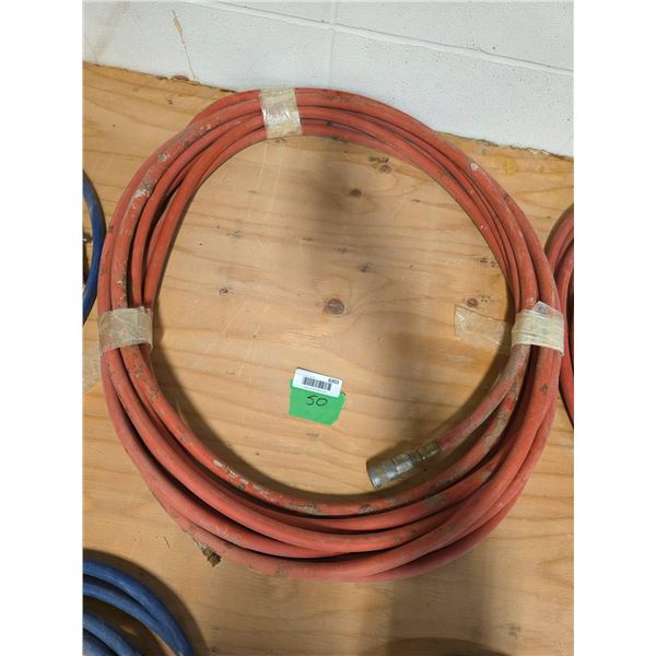 50 ft Heavy-Duty Red Industrial Hose