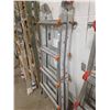 Image 2 : Aluminum Adjustable folding Ladder