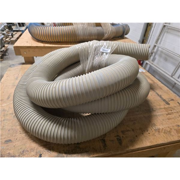 White Flexible Corrugated Hose for Industrial Applications