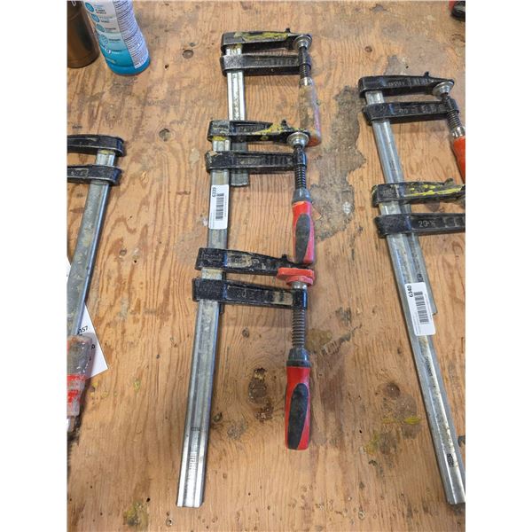 Lot of 3 Bessey 20-Inch Clamps, 8×411 Model