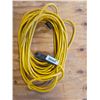 Image 1 : Yellow Outdoor Extension Cord with Dual Power End, Approx. 50 Feet