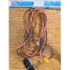 Image 1 : Electrical Extension Cord with Yellow Plug Connectors
