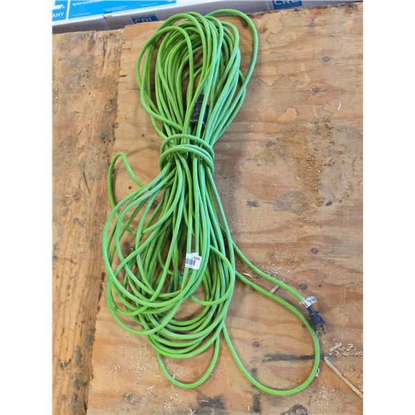 Green Extension Cable with Plug Ends