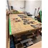 Image 1 : Large rolling work table approx 5×10 ft