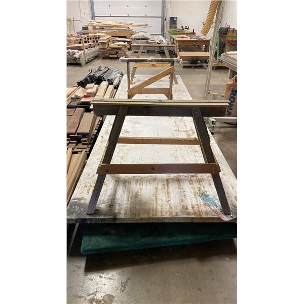 Large Industrial Workbench approx 18ft x 7ft