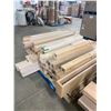 Image 4 : PALLET LOT – Hardwood Hollow Beams and Frames