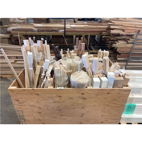 Wooden Dowels, Spindles, and Turned Wood Pieces in Bulk Lot